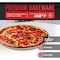Bakken- Swiss White Marble Nonstick Pizza Pan Set of 3, Carbon Steel, Oven Safe, Dishwasher Safe, Easy Cleanup BKPIZA3MRWHT - alternate 2