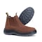 Handpoint 802 Mens 6 in Soft Toe Slip-On Work Boots-Water Resistant Crazy Horse Leather Safety Boots, 7 CRZ802EE-7 - alternate 2