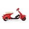 Homeroots 9" Red and Black Metal Hand Painted 1959 Red Scooter Model Motorcycle 489434 - alternate 3