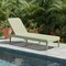 Homeroots 75" Sage Heavy Duty Plastic Outdoor Stacking Chaise Lounge 565261 - alternate 3