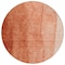 Homeroots 8' Red Copper And Terra Cotta Round Ombre Washable Indoor Outdoor Area Rug 581818 - alternate 3