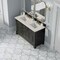 James Martin Vanities Brookfield 60'' D Vanity, Black Onyx w/ Victorian Sil Silestone Top w/FreePower Wireless Charger 547-V60D-BKO-FVSL - alternate 2
