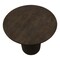 Homeroots 24" Dark Brown Distressed Solid Wood Round Pedestal End Table 605351 - alternate 3