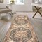 Jonathan Y Chapell Chenille Traditional Medallion Non-Slip Machine-Washable Black/Terra 2ft x 8ft Runner Rug WSH203A-28 - alternate 4