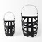 Homeroots Set Of Two Black Geometric Metal Baskets, 2PK 392155 - alternate 4