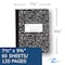 Roaring Spring Case of Black Marble Comp Notebooks, Wide Ruled, 60 sht, 15 lb White Paper, 9.75"x7.75", Hard Cover, PK36 77222CS - alternate 2