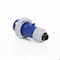 Leviton Pin & Sleeve Plug, 30 A, 250V AC, Three Phase, 3 Pole, IEC Grounding, Blue, NEMA 3R, 4X, 6P, 12 430P9WLEVPIA - alternate 2