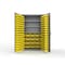 Strong Hold 14 GA Bin Cabinet with 3 Shelves No Legs - 48 In W. x 75 In. H x 24 In. D - 160 Yellow Bins 46-BBS-243-160Y-NL-L - alternate 1