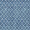 Homeroots 9' X 12' Denim Blue And Ivory Geometric Washable Indoor Outdoor Area Rug 596097 - alternate 2