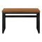 Homeroots Adjustable Brown and Black Wood and Metal Sled Computer Desk 490014 - alternate 3