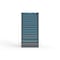 Strong Hold 14 drawer cabinet - (6x 2ft, 6x 3ft, 2x 5ft) - Blue accents - Electronic Lock S3060-PPRAS-1401FS - alternate 1