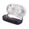 San Jamar Classic Twin Jumbo Roll Toilet Paper Dispenser (9 in Double Roll) R4000TBK - alternate 2