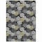 Homeroots 8' X 10' Black Gray And Ivory Polka Dot Washable Indoor Outdoor Area Rug 594217 - alternate 3