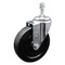 Service Caster 5 Inch SS Soft Rubber Wheel Swivel 3/8 Inch Threaded Stem Caster SCC-SSTS20S514-SRS-381615 - alternate 1