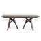 Homeroots 79" Dark Wenge Rectangular Solid Manufactured Wood And Solid Wood Dining Table 486037 - alternate 2