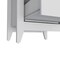 Homeroots 24" White Two Drawer Faux Wood Nightstand 543674 - alternate 4