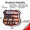 Signmission Route Us 66 Flag, 12 inch X 12 inch, Aluminum Metal Sign, 2PK SHI-A-2PACK-12-483 - alternate 3