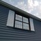 Ekena Millwork Rustic Three Board Joined Board-n-Batten Sandblasted Faux Wood Shutters w/End Batten, 16 1/2"Wx44"H SHUBJE16X44SDPR - alternate 3