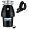 Eco Logic 1/2 HP Continuous Feed Garbage Disposal with Oil Rubbed Bronze Sink Flange 10-US-EL-7-DS-3B-ORB - alternate 1