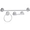 Home Impressions Aria Chrome 3- Piece Bath Hardware Set 496484 - alternate 3
