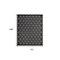 Homeroots 6' X 9' Black And Ivory Geometric Indoor Outdoor Area Rug 572904 - alternate 3