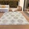 Homeroots 9' X 12' Ivory Khaki And Gray Southwestern Washable Indoor Outdoor Area Rug 615144 - alternate 4