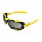 Interstate Safety Full-Seal Safety Glasses with Smoke Mirror Lens and Removable EVA Foam Gasket, Yellow 40255 - alternate 1