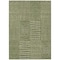 Homeroots 5' X 8' Olive Green And Beige Geometric Washable Indoor Outdoor Area Rug 596957 - alternate 3
