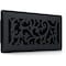 Sierra Grates 4 in. H X 14 in. W Powder Coat Steel, Textured Black Floor Register FLR414-BLK - alternate 1
