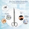 A2Z Scilab Lab Scissors 4.5 inches Sharp/Sharp Curved Blades, Stainless Steel A2Z-ZR-110S - alternate 3