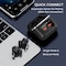 Alpha Digital Bluetooth 5.3 Earbuds- LCD Touch Screen, TWS, 32Hr Battery - Black V8 - alternate 3