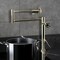 Kingston Brass Deck Mount Pot Filler Faucet with Knurled Handle, Polished Brass KS4702RKX - alternate 3