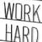 Homeroots 17" X 26" Black Work Hard and Be Nice Metal Wall Decor 608991 - alternate 3