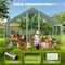 Wrightmaster 9.8 ft. x 6.5 ft. x 6.5 ft.  Large Metal Chicken Coop w/ Waterproof and Anti-Ultraviolet Cover ZR-5505P437798 - alternate 4