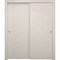 Sartodoors Sliding Closet Bypass Doors 36 x 80 inches, Ego 5005 Painted White Oak, Rails Hardware Set, Wood EGO5005DBD-PWO-36 - alternate 1