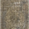 Homeroots 8' X 10' Brown And Denim Blue Medallion Washable Indoor Outdoor Area Rug 616049 - alternate 4