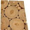 Homeroots Natural Tree Stump Slice Teak Reclaimed Wood Decorative Wall Panels 617484 - alternate 3