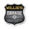 Signmission Willie's Garage I Can Fix Everything But Stupid, 18 Inch X 18 Inch, Plastic Sign SHI-P-18-490-WILLIE - alternate 1