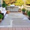 Homeroots 5' X 8' Linen And Gray Abstract Washable Indoor Outdoor Area Rug 632162 - alternate 6