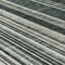 Homeroots 8' Black Gray And Ivory Round Striped Washable Indoor Outdoor Area Rug 614961 - alternate 4