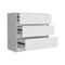 Homeroots 33" White Three Drawer Dresser 524955 - alternate 5
