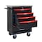 Wrightmaster 22 in. W x 13.6 in. D 5-Drawer Metal Roller Cabinet Tool Chest in Black ZR-245250 - alternate 1