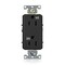 Leviton Receptacle Outlet, 15A, Black, 125V WDR15-E - alternate 1