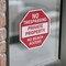 Signmission No Trespassing Private Property No, 6 inch X 6 inch, Vinyl Decal, 2PK OC-D-2PACK-6-91 - alternate 2