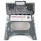 Simple Spaces Folding Step Stool, 10-5/8 in H, 1-Step, 330 lb, Plastic, Black/Gray SD027 - alternate 2