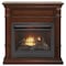 Duluth Forge Ventless Liquid Propane Gas Fireplace With Mantel, 26,000 BTU, T-Stat Control, Auburn Cherry Finish DFS-300LT-3AC - alternate 1