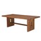 Homeroots 86" Brown Wood Trestle Base Dining Table 565242 - alternate 3