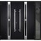 Vdomdoors Steel Double Doors Deux 1755 Black Enamel Sidelight Exterior Window Stainless Inserts Single Modern DEUX1755DEXD-BLK-RH-W72+16 x H80 - alternate 2