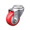 Service Caster 3 Inch SS Red Polyurethane Wheel Swivel Bolt Hole Caster SCC-SSBH20S314-PPUB-RED - alternate 1