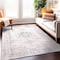 World Rug Gallery Vintage Bohemian Machine Washable Non Slip Area Rug 5 ft x 7 ft Beige 6024BEIGE5X7 - alternate 1